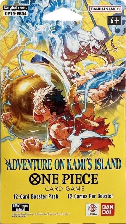 BANDAI NAMCO One Piece – Adventure on Kami’s Island OP15-EB04 –  Carte Collezionabili – In bustina (17x10cm) da 12 carte…x144